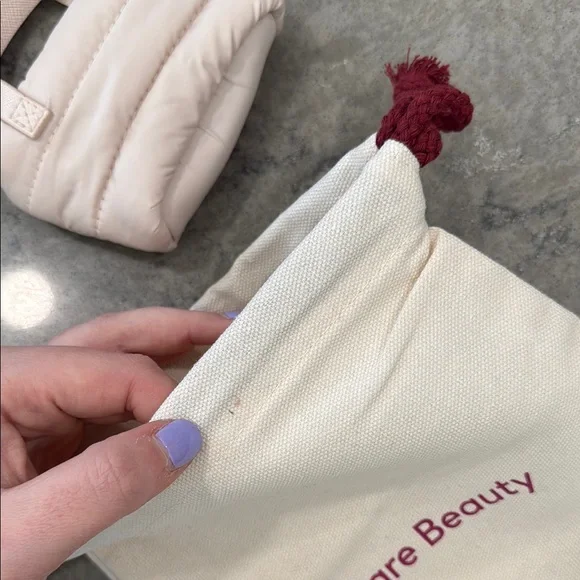 Rare Beauty Mini Tote Bag in Light Pink - Picture 4 of 4